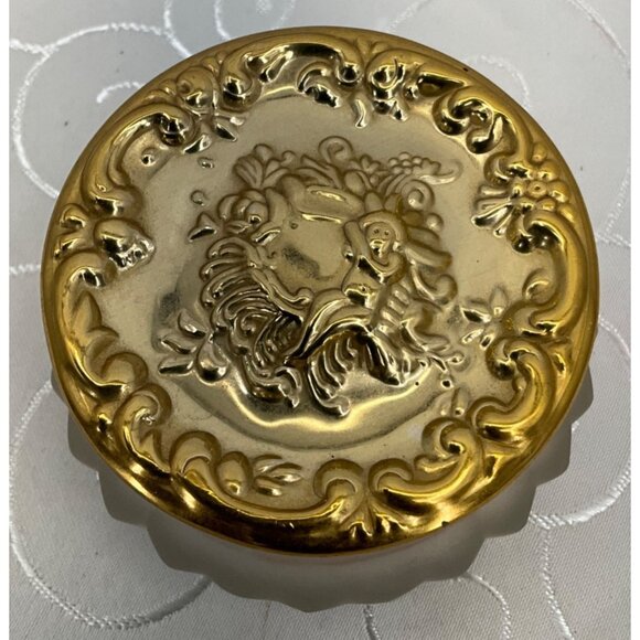 Estee Lauder Re-Nutriv Face Powder Sheer Shell 3 Oz Frosted Glass Jar W/ Gold Li - Picture 2 of 6